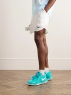 Nike Tennis - NikeCourt Zoom Vapor Cage 4 Rafa Rubber-Trimmed Mesh Sneakers - Blue