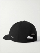 Zegna - Logo-Appliquéd Cotton and Wool-Blend Twill Baseball Cap - Black