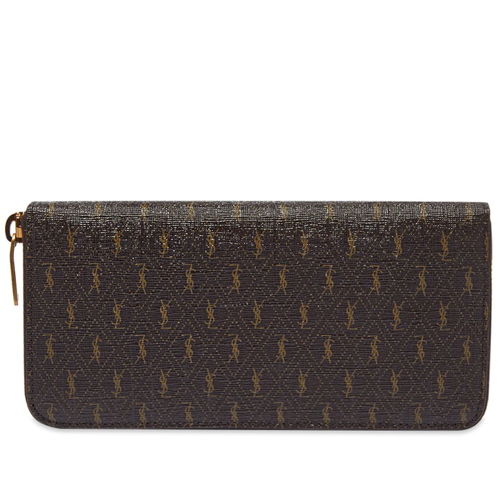 Photo: Saint Laurent Monogram Zip Wallet