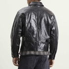 Ronning Men's Leather Jacket in Black