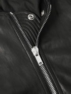 Rick Owens - Luxor Padded Leather Bomber Jacket - Black