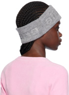 alexanderwang.t Gray Logo Compact Deboss Headband