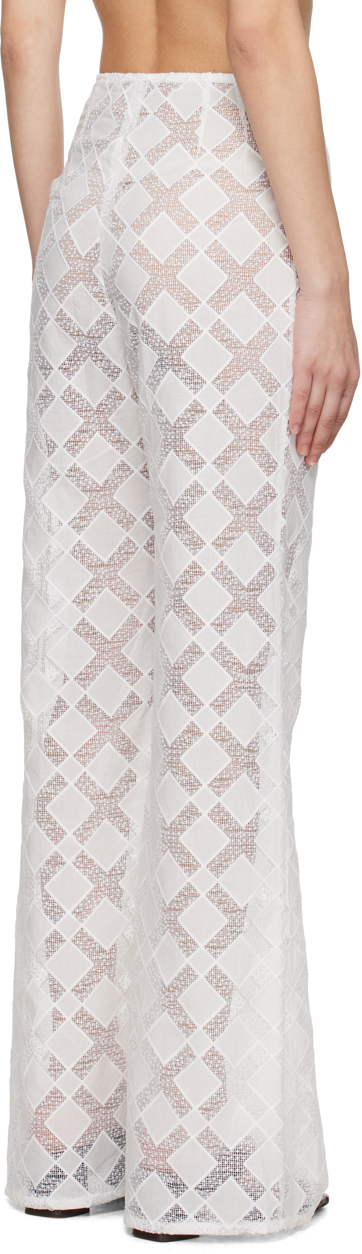 TOVE White Kaia Trousers
