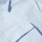 JW Anderson Men's Curved Patchwork Shirt in Blue/White