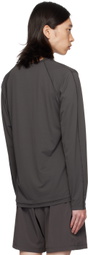 Reigning Champ Gray Lightweight Cordura Training Long Sleeve T-Shirt