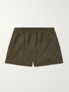 Bottega Veneta - Straight-Leg Short-Length Tech-Faille Swim Shorts - Green