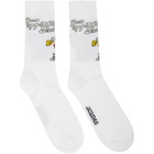 Jacquemus White Les Chaussettes Jacques Socks