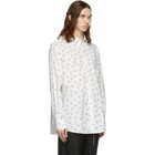 Valentino White Logo Pattern Shirt