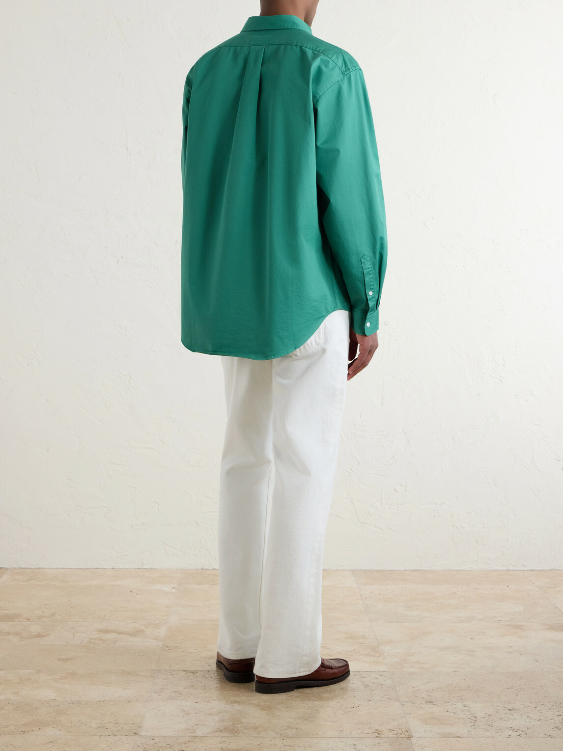 Aimé Leon Dore - Logo-Embroidered Cotton Shirt - Green