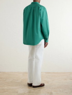 Aimé Leon Dore - Logo-Embroidered Cotton Shirt - Green