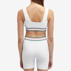 Casablanca Women's Sports Bra in White