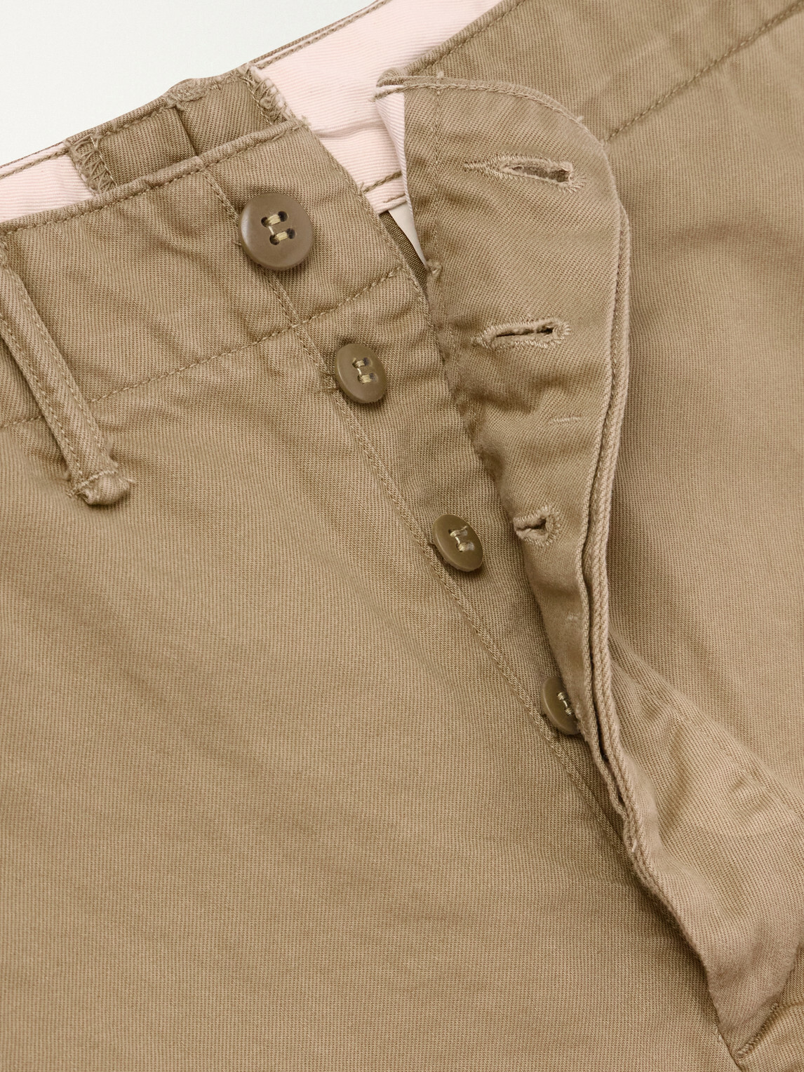 RRL - Straight-Leg Cotton-Twill Trousers - Neutrals