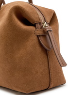 Demellier The Stockholm Midi Suede top Handle bag - Tan - One Size