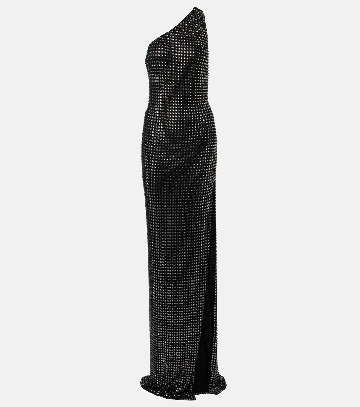 Gucci Embellished one-shoulder jersey gown