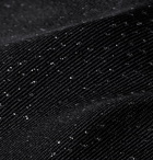 Lanvin - 7cm Slub Silk-Blend Tie - Men - Black