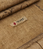 The House of Lyria Firmamento floral linen blanket