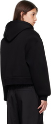 WARDROBE.NYC Black Bonded Zip Hoodie