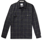 Norse Projects - Kyle Checked Wool-Blend Overshirt - Blue