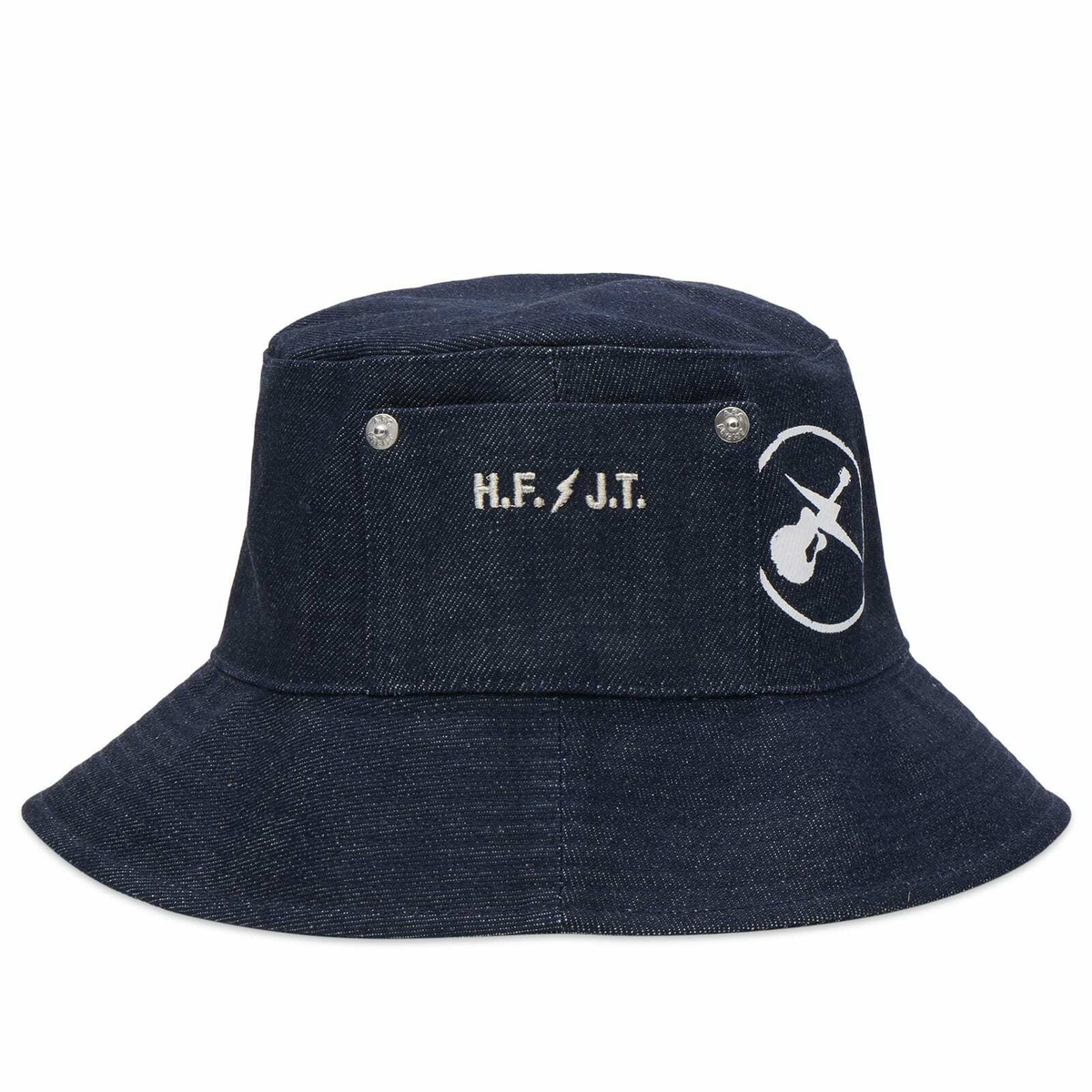 A.P.C. Men's FRGMT. Rain Man Bucket Hat in Indigo