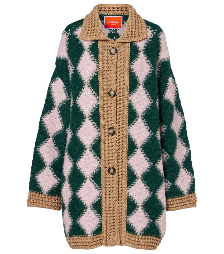 Photo: La DoubleJ Crochet wool-blend cardigan