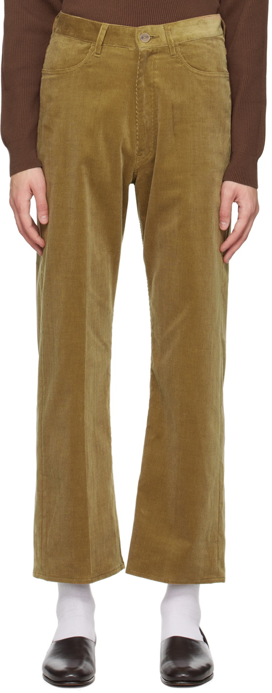 AURALEE Beige Finx Trousers Auralee