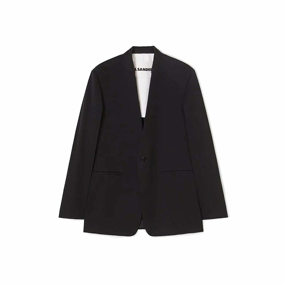 【関税&送料込】Jil Sander Cream Wool Blazer JIL SANDER Woven blazer | NET-A-PORTER