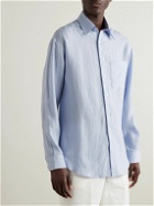 Anderson & Sheppard - Linen Shirt - Blue