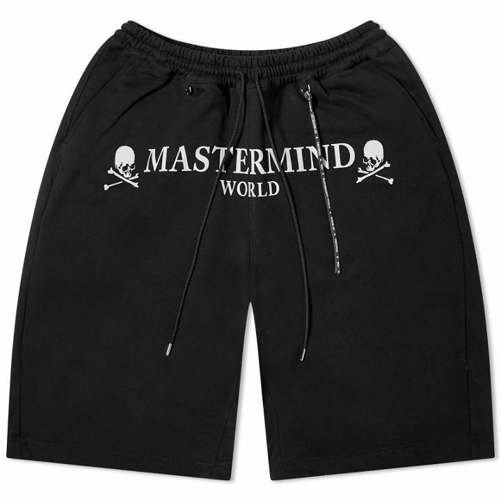 Photo: MASTERMIND WORLD Men's Jersey Easy Shorts in Black