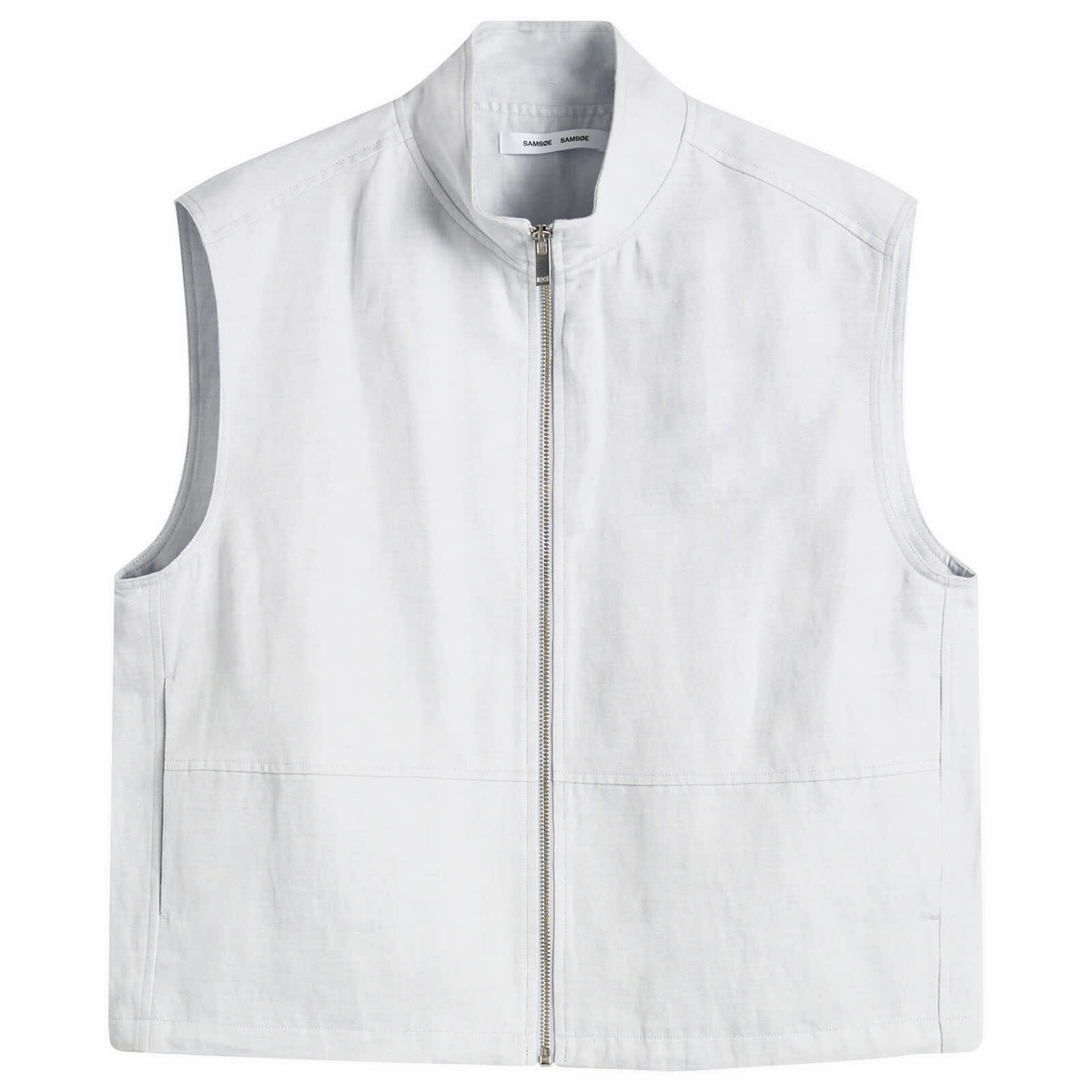Samsøe Samsøe Women's Sakaila Parachute Vest in Gray Dawn Melange
