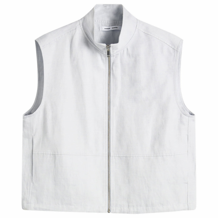 Photo: Samsøe Samsøe Women's Sakaila Parachute Vest in Gray Dawn Melange