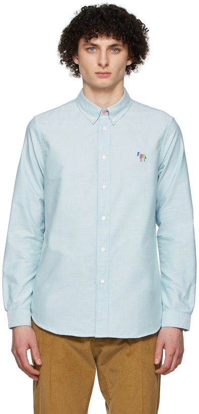 Photo: PS by Paul Smith Blue Zebra Tailored Shirt