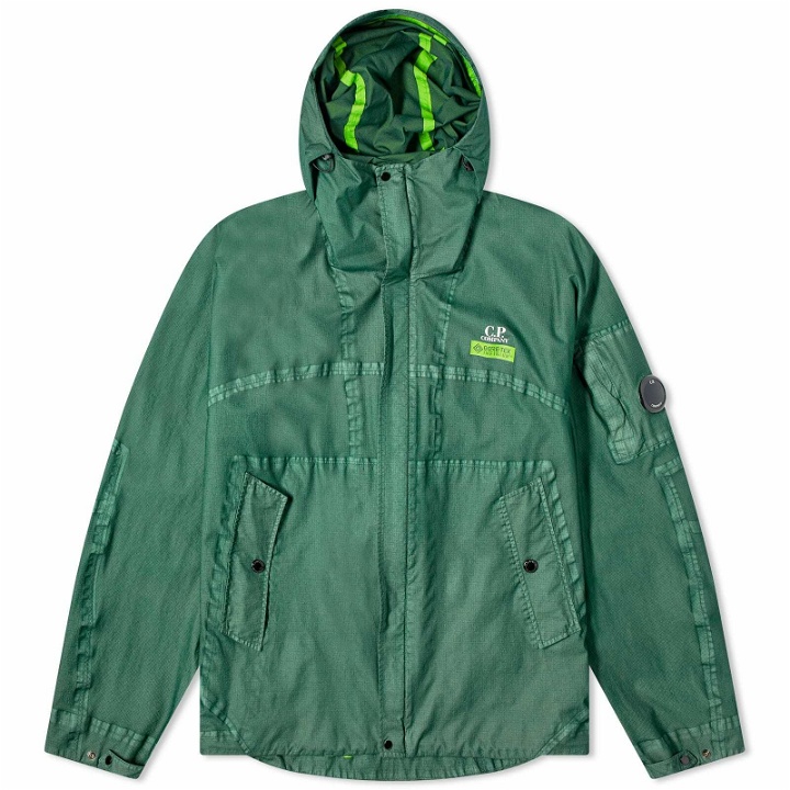 Photo: C.P. Company Men's Gore G-Type Hooded Jacket in Duck Green