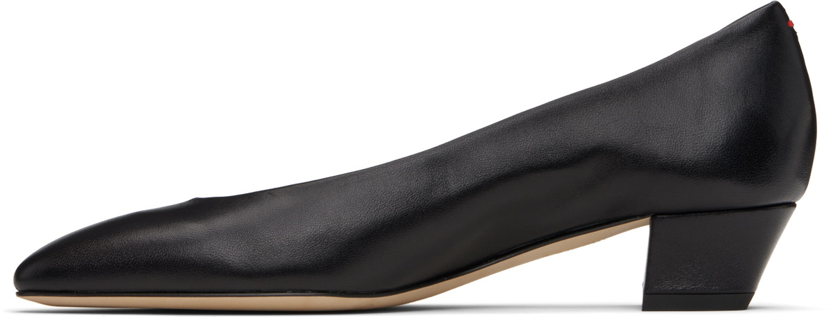 Aeyde Black Helia Low-Cut Heels