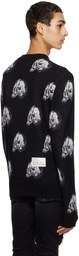 AMIRI Black Wes Lang Edition Repeat Skull Sweater