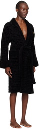 Versace Underwear Black Icon Robe
