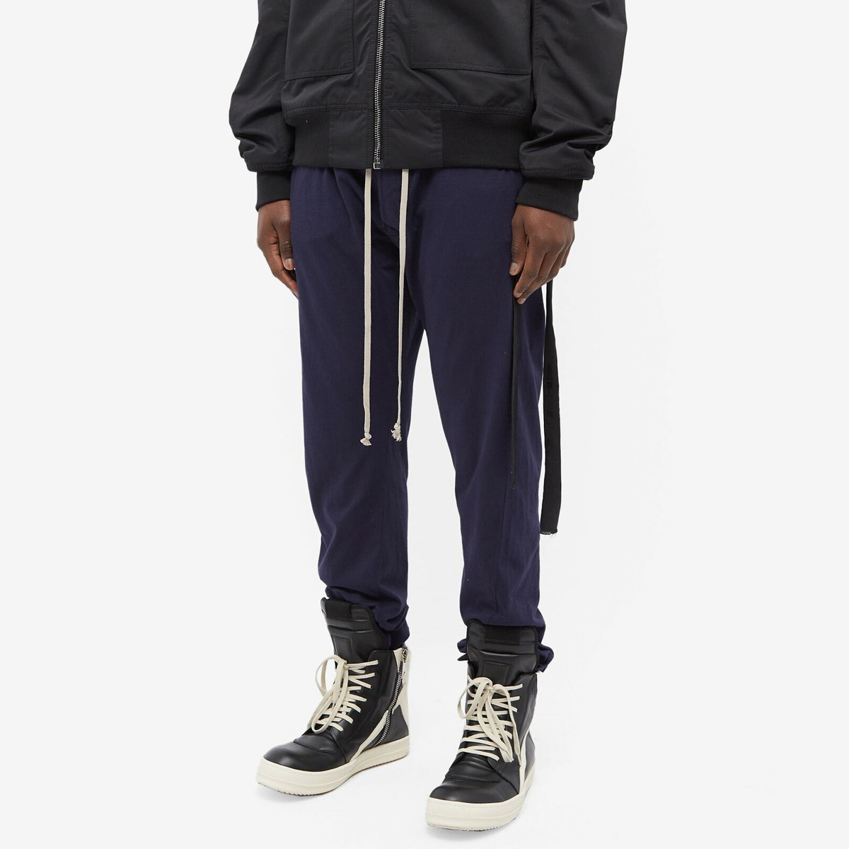 Rick Owens DRKSHDW Men's Berlin Drawstring Pant in Indigo Rick