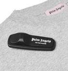 Palm Angels - Anti-Theft Logo-Print Plastic Pin - Black