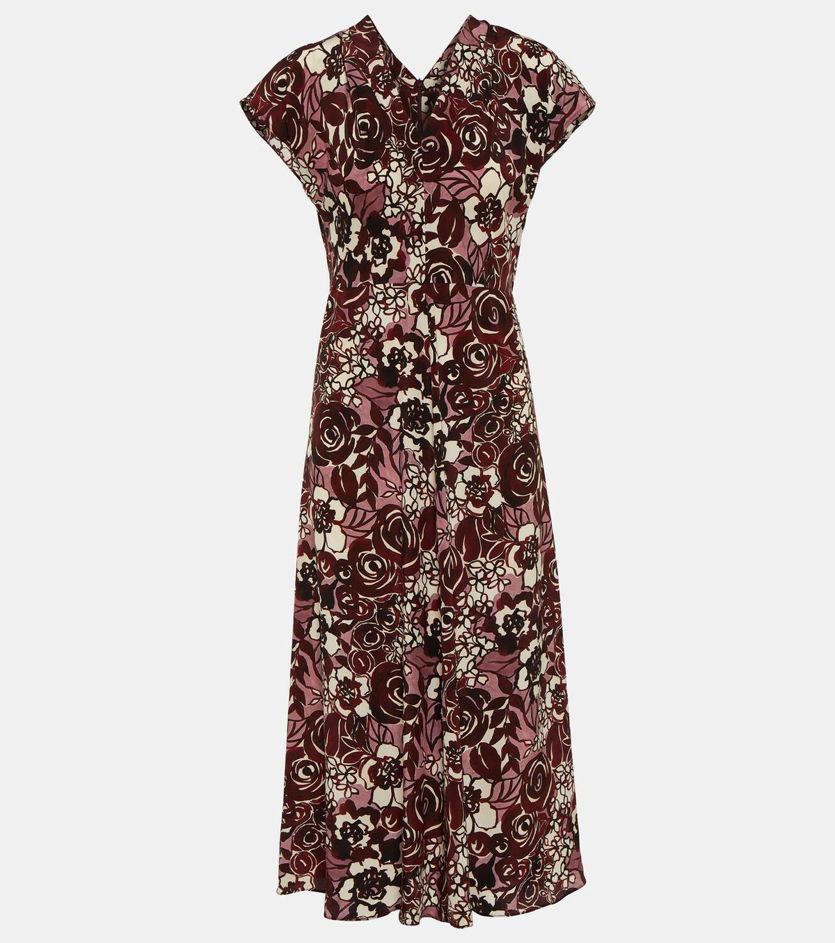 【送料 関税込】’S Max Mara Affetto floral silk midi dress S Max Mara Affetto floral silk midi dress S Max Mara