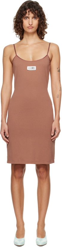 Photo: MM6 Maison Margiela Tan Cotton Minidress