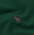 Polo Ralph Lauren - Embroidered Cotton-Blend Jersey Hoodie - Green