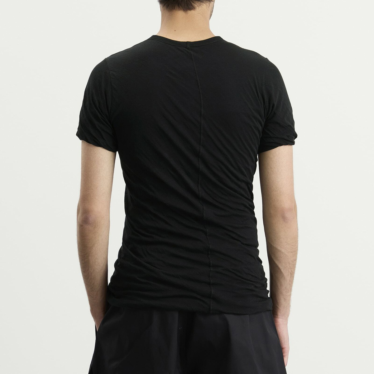 Rick Owens Men's Double Layer T-Shirt in Black