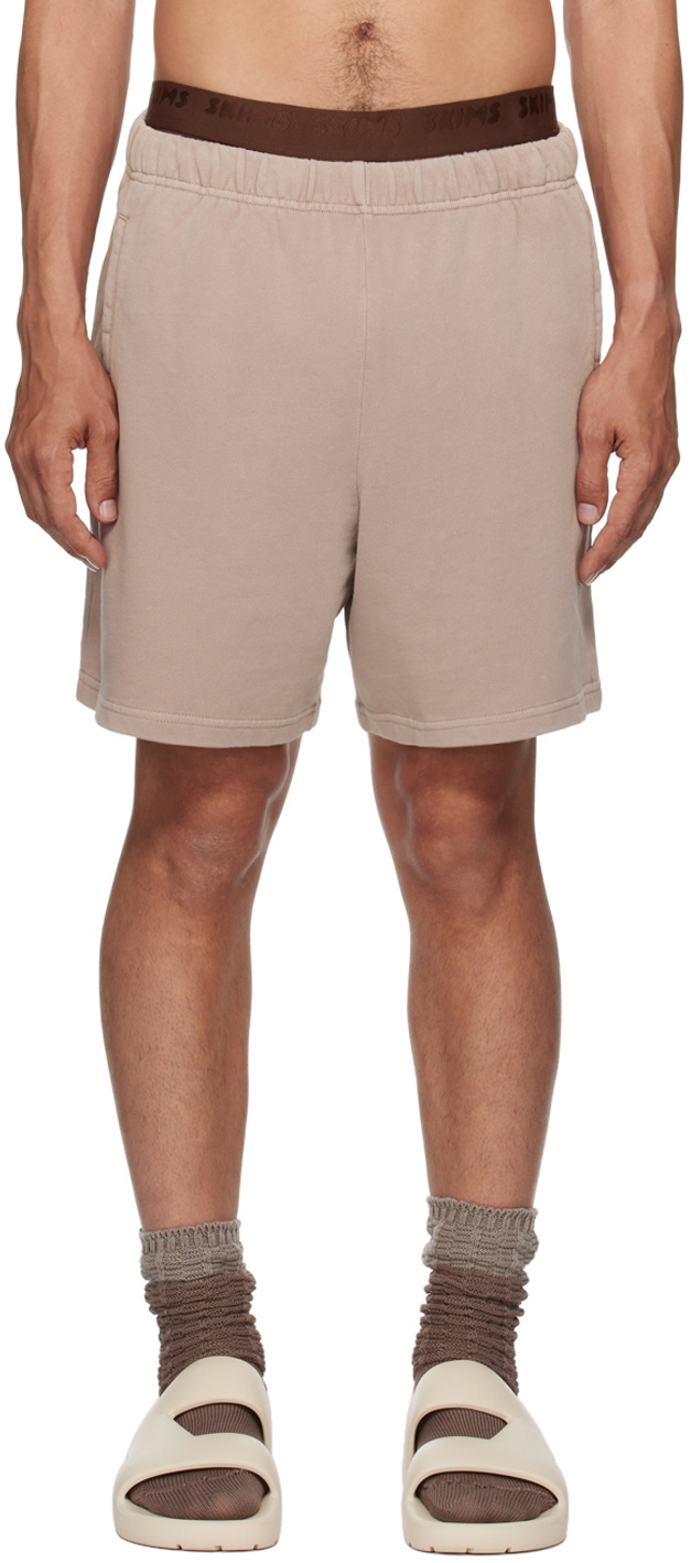 SKIMS Taupe Terry Classic Shorts