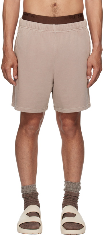 Photo: SKIMS Taupe Terry Classic Shorts
