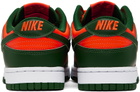 Nike Green & Orange Dunk Retro Sneakers