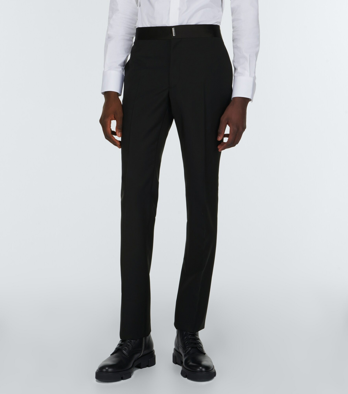 ジバンシィ Givenchy Wool Pants Givenchy - Slim-fit wool and mohair suit pants Givenchy