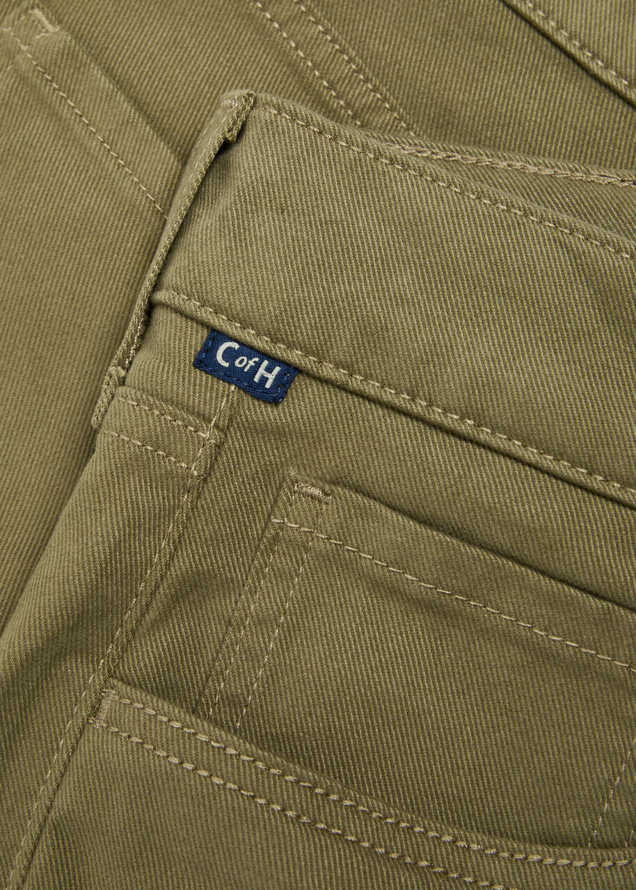 Citizens OF Humanity Elijah Straight-leg Stretch-twill Trousers Beige
