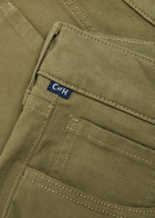 Citizens OF Humanity Elijah Straight-leg Stretch-twill Trousers Beige