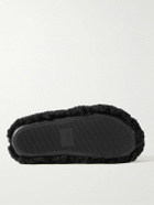 Marni - Fussbett Sabot Shearling Mules - Black