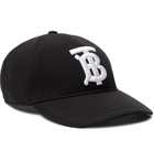 Burberry - Logo-Embroidered Cotton-Twill Baseball Cap - Black