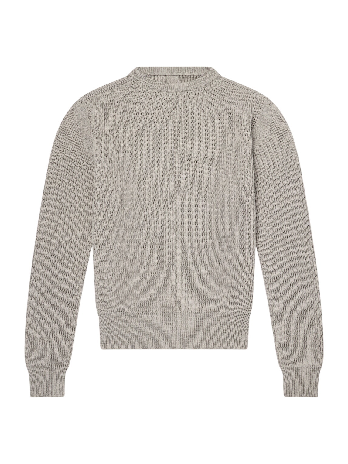 Rick Owens - Cropped Ribbed Cashmere and Wool-Blend Sweater